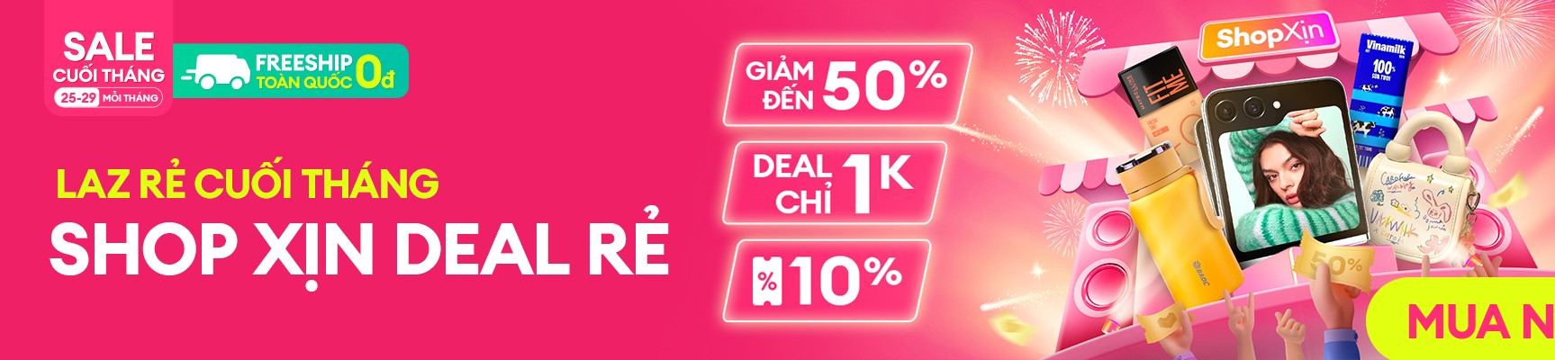 12h-20h-0h｜25-29.8｜ SALE CUỐI THÁNG｜ Shop Xịn Giá Rẻ