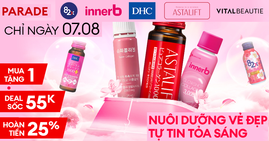 KẾT THÚC [ duy nhất 07.08 ] ngày hội SALE sp LÀM ĐẸP