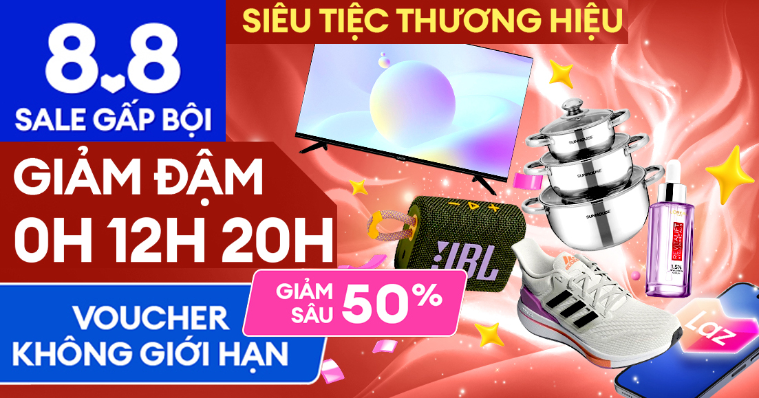 KẾT THÚC [ 8-8 ] [ 0H-12H-20H ] SIÊU TIỆC THƯƠNG HIỆU