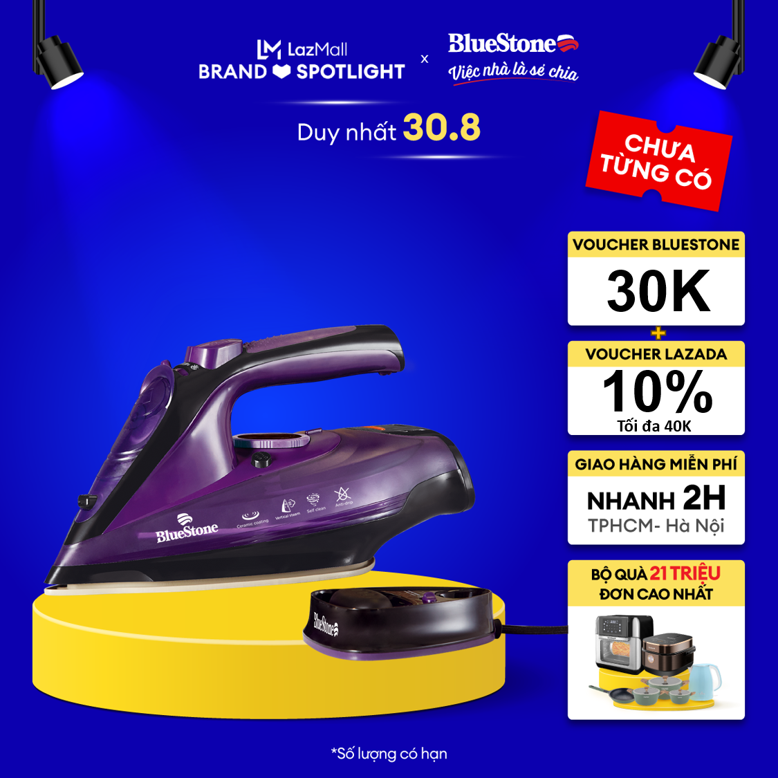 Ngày hội Bluestone｜Sale 30.8｜Điện tử