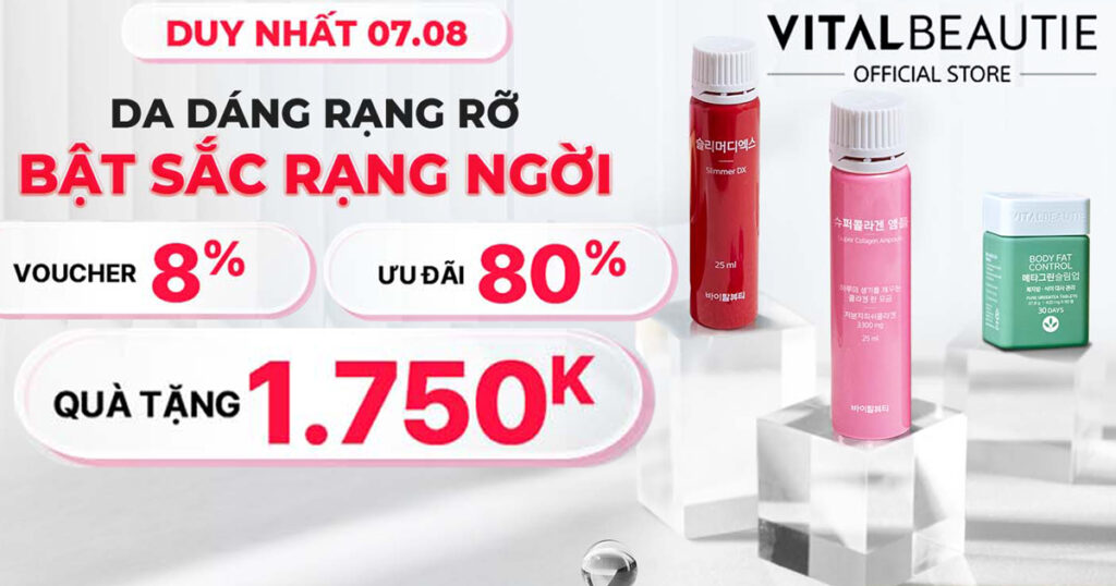 KẾT THÚC [ duy nhất 07.08 ] ngày hội SALE sp LÀM ĐẸP