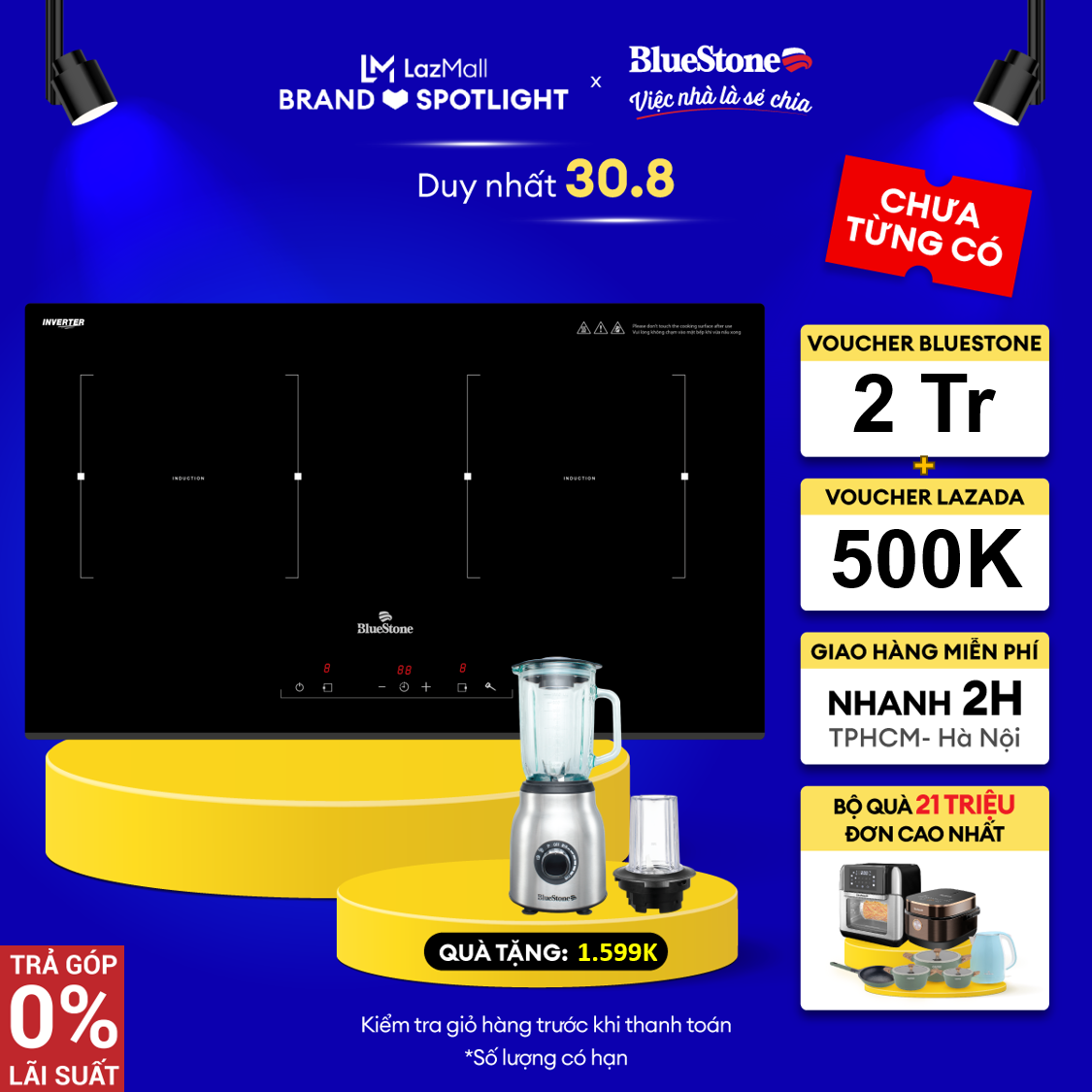 Ngày hội Bluestone｜Sale 30.8｜Điện tử