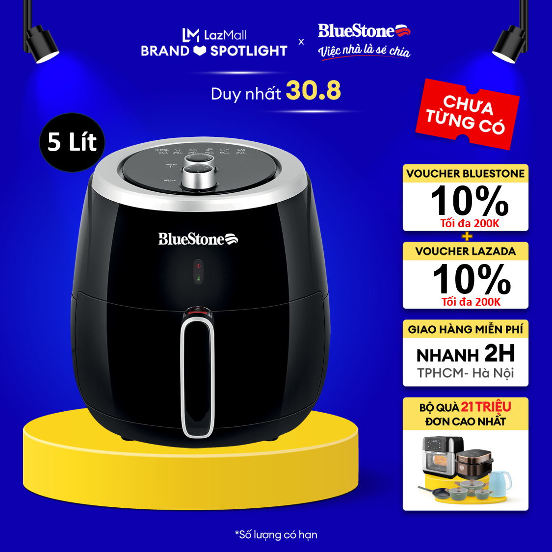 Ngày hội Bluestone｜Sale 30.8｜Điện tử