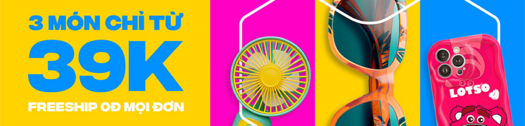 Mua 3 giảm còn 39K - 69K - 129K + FREESHIP