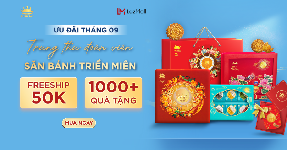 0-2h ngày 5 & 14/9 nhận QUÀ & SALE từ Kinh Đô