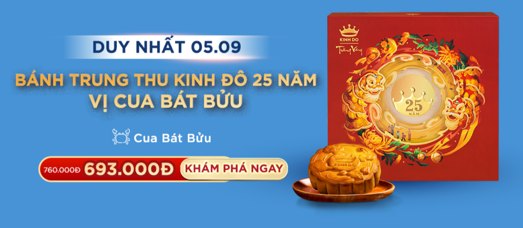 0-2h ngày 5 & 14/9 nhận QUÀ & SALE từ Kinh Đô