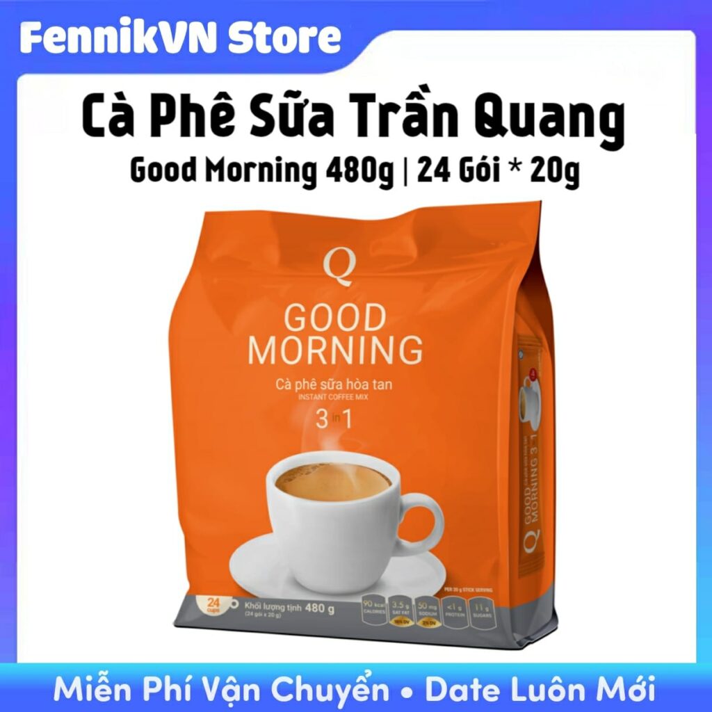 36K Cà Phê Sữa Good Morning 3in1 (24 gói * 20g) uống